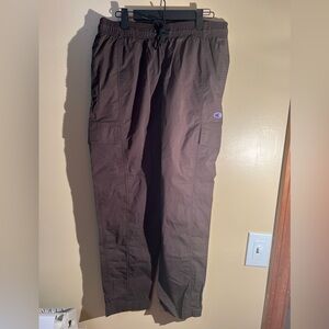 Men’s Champion Olive Green Cargo Joggers Size Medium